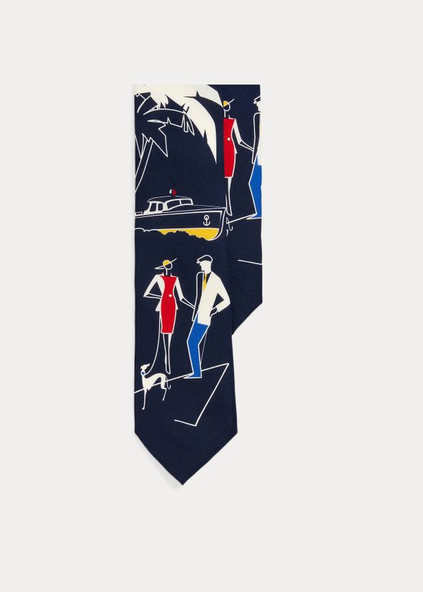 Laços Ralph Lauren Silk Graphic Homem 45823-RBCJ